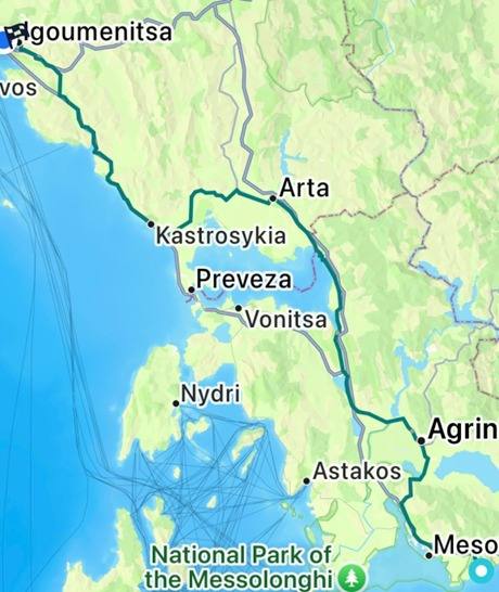 Kryoneri – Igoumenitsa